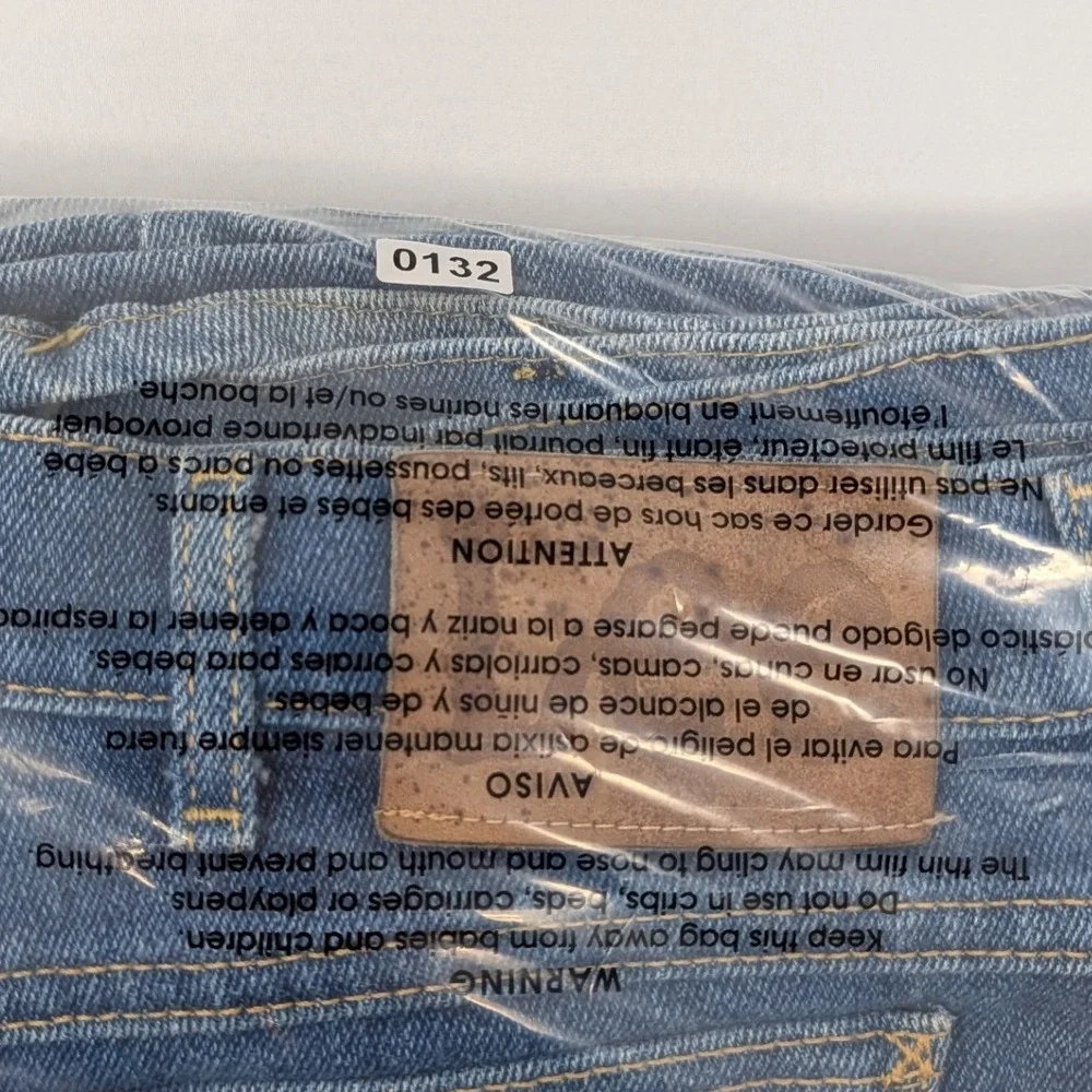 Vintage Lee Riders Mens 38x32 Blue Straight Leg Jeans Made in USA 200-2046 Denim - Picture 11 of 11